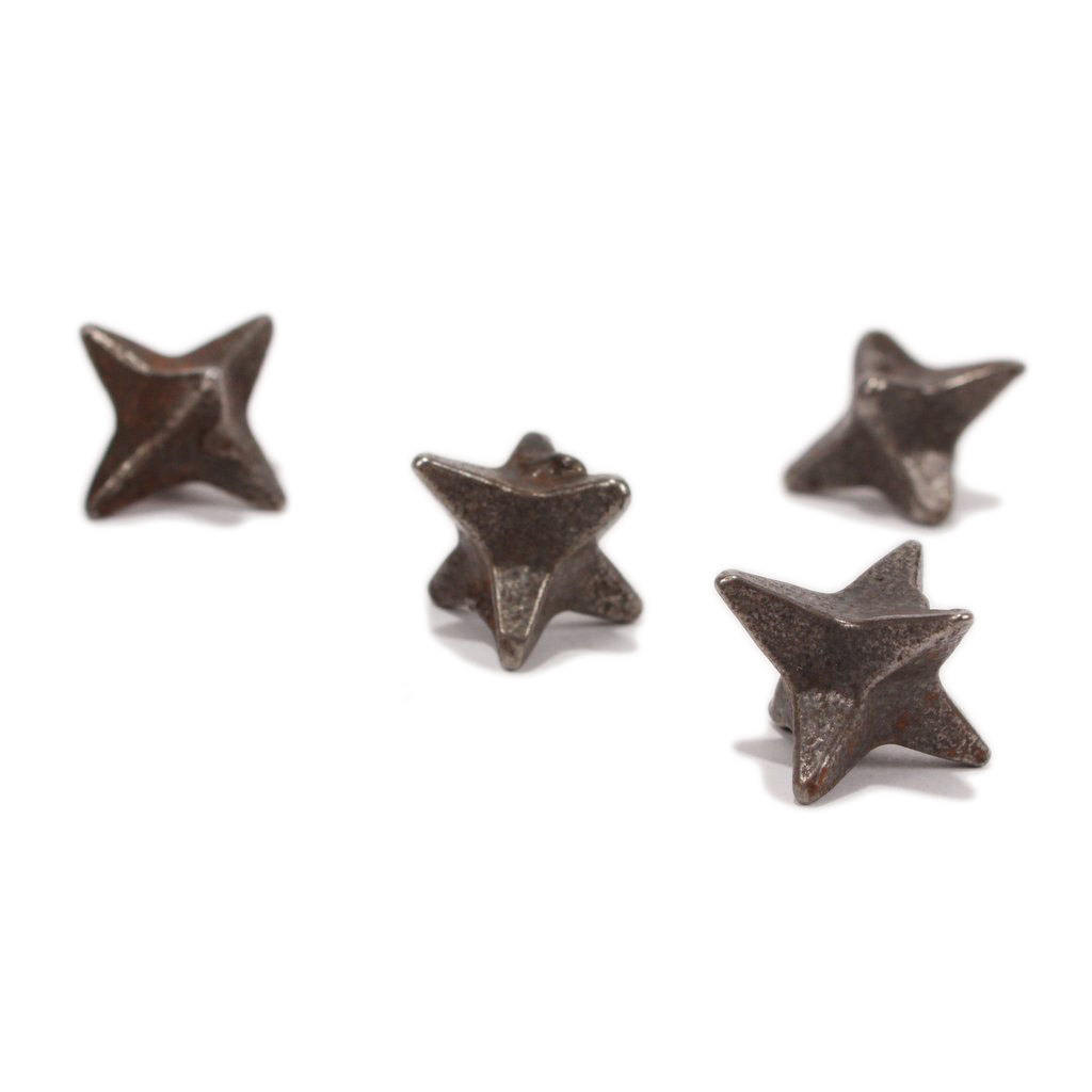 8 RARE Civil War CALTROPS Anti-Cavalry Star Spikes Toy Jacks CAST